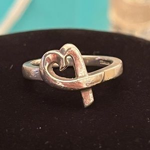 Tiffany & Co Paloma Picasso Loving Heart Ring Size 8.75-9